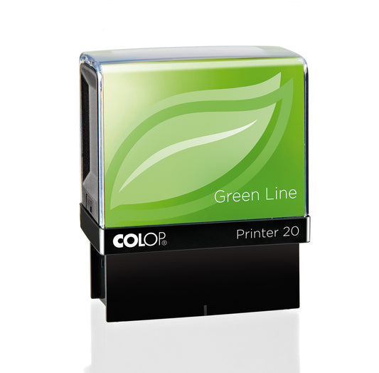 Colop Green Line tekststempel 38x14mm, duurzaam en gerecycled