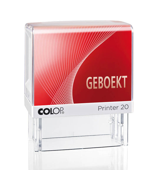 Colop Zelfinktende Stempel 20 Rood met Ingebouwd Inktkussen