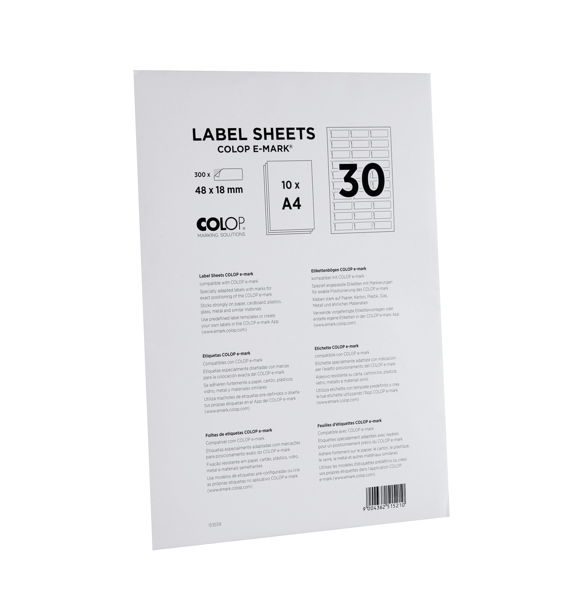 Colop E-Mark Labels voor Bedrukking en Markering - 2