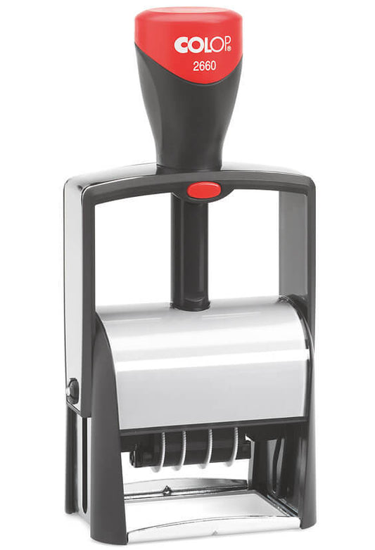 Colop Woord-Datumstempel S2660 Persoonlijk Ontwerp 37x58mm