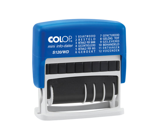 Colop Woord-Datumstempel S120 Mini-Info 4mm