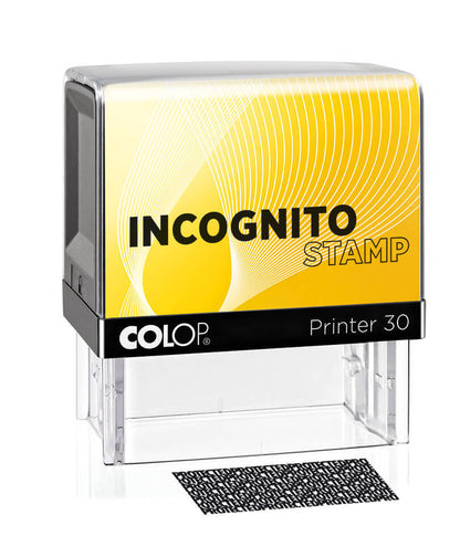 Veiligheidstempel Colop 30L Incognito voor verbergen persoonlijke gegevens - 2