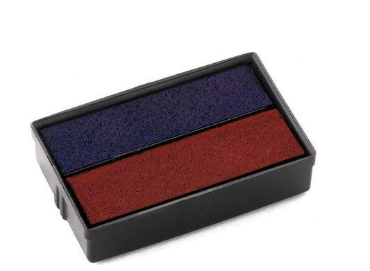 Inktkussen Colop 6E/10 rood/blauw