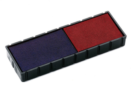 Inktkussen Colop 6E/12 rood en blauw