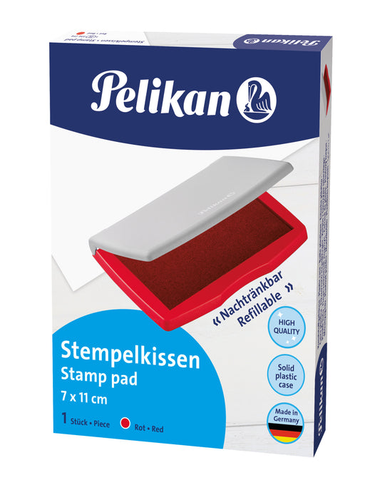 Pelikan 2e stempelkussen, 110x70mm, rood