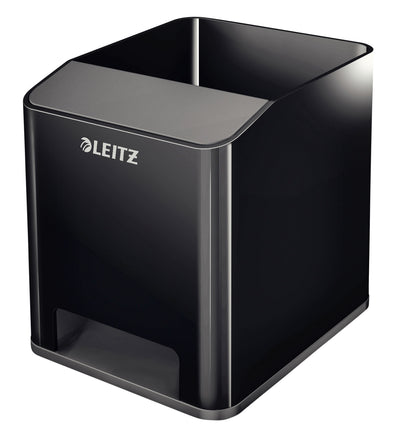 Leitz Duo penhouder zwart/grijs met geluidsversterker - 2