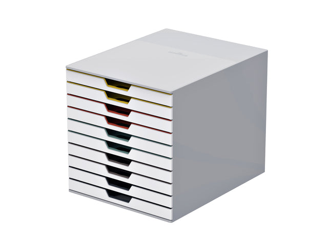 Durable Varicolor Mix Ladebox 10 Laden, Kunststof, kleurrijk