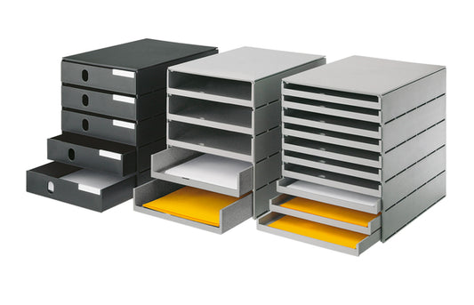 Ladenbox Styroval 5 Lagen Gekleurd Zwart