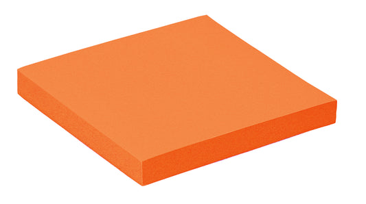 Memoblok Quantore, zelfklevend, 76x76mm, neon oranje