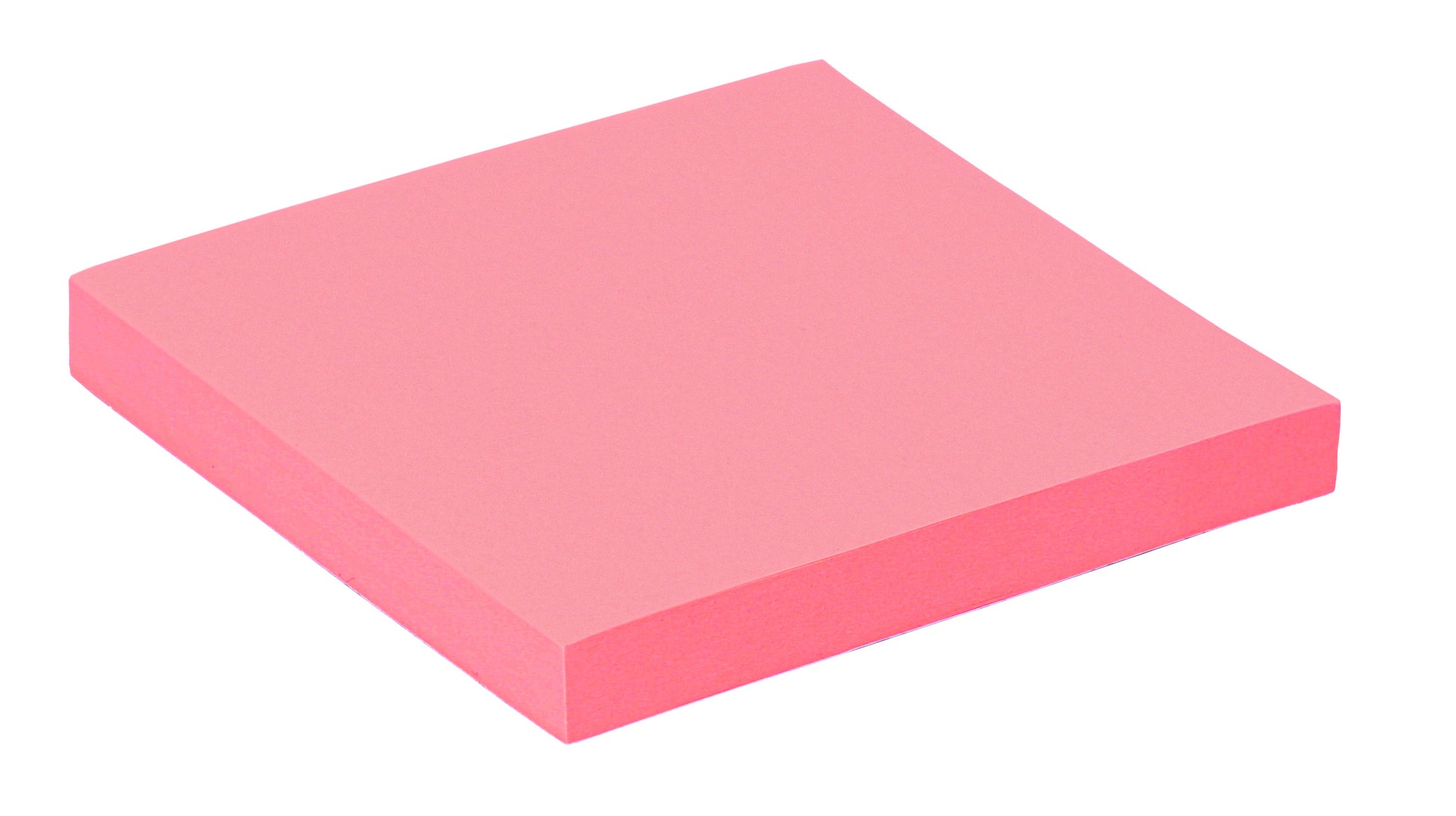Memoblok Quantore, zelfklevend, 76x76mm, roze, 100 vel