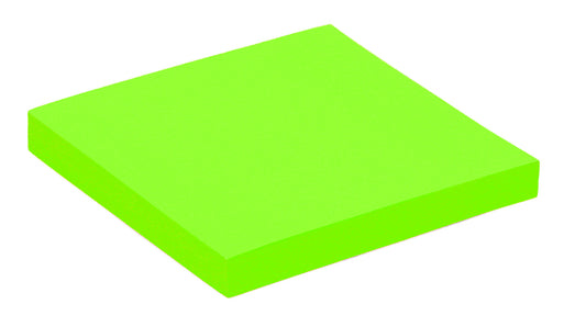 Memoblok Quantore 76x76mm neon groen, 100 vel