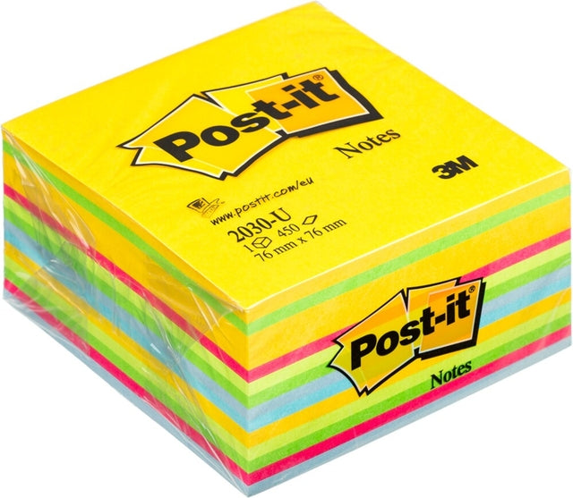 Post-it Kubus 2030, 76x76mm, Ultra Assorti, 450 vel - 5