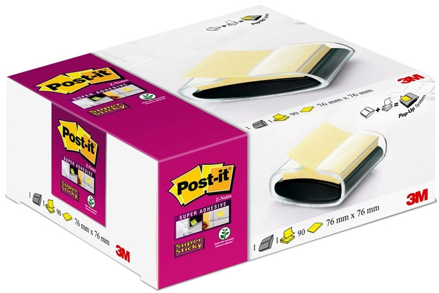 Post-it Z-Note dispenser, 76x127mm, transparant - 3