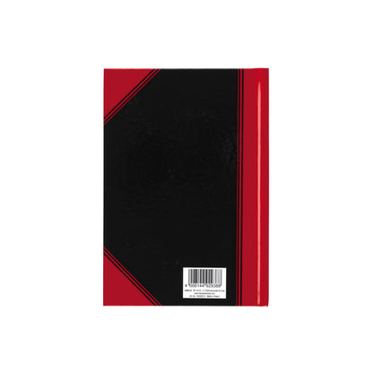 Bantex Zwart/Rood A5 Gelinieerd Notitieboek met Harde Kaft - 4