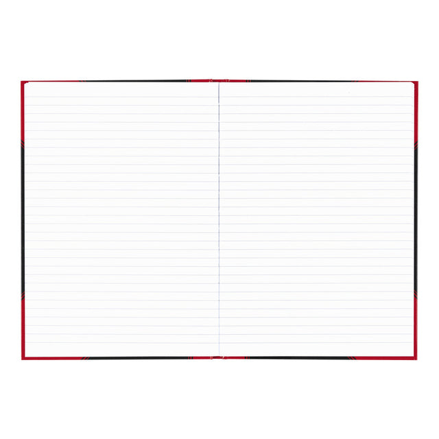 Bantex Zwart/Rood A4 Gelinieerd Notitieboek met Harde Kaft - 3