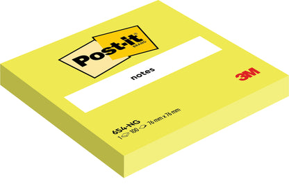 Memoblok Post-it 654 Neon groen 76x76mm - 3