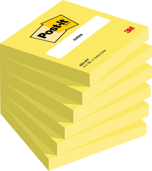 Post-it Neon Geel Notes 76x76mm