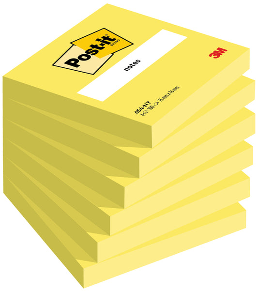 Post-it Neon Geel Notes 76x76mm
