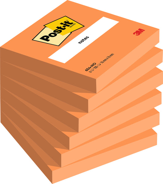 Post-it Notities 76x76mm Oranje