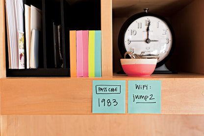 Post-it kubusnotities 76x76mm, pastel blauw, 450 vellen - 6