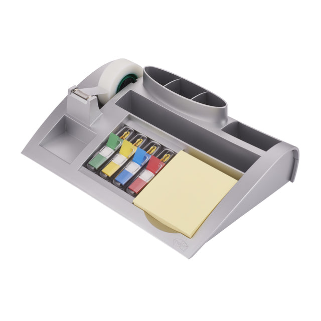 Bureau Organizer Post-it C50 Zilvergrijs inclusief accessoires - 3