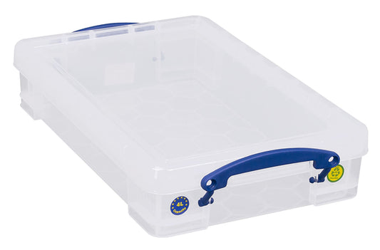 Really Useful Opbergbox 4 Liter 395x255x85mm, Stapelbaar en doorzichtig
