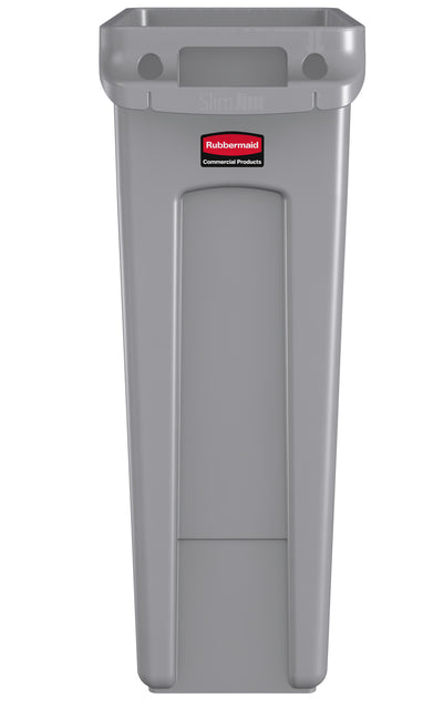 Rubbermaid Slim Jim Vented Afvalbak 87L Grijs - 2