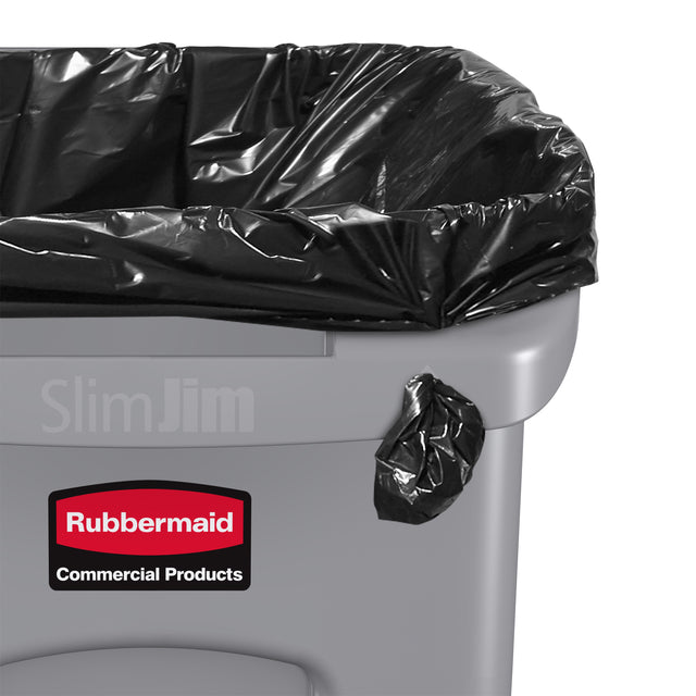Rubbermaid Slim Jim Vented Afvalbak 87L Grijs - 3