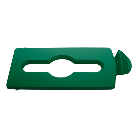 Rubbermaid Slim Jim RS Flessen- en Blikdeksel Groen