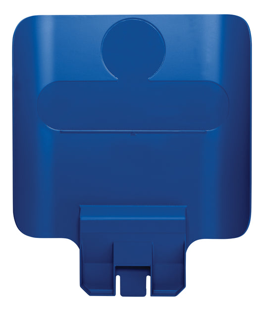 Paneel Rubbermaid Slim Jim RS voor label blauw