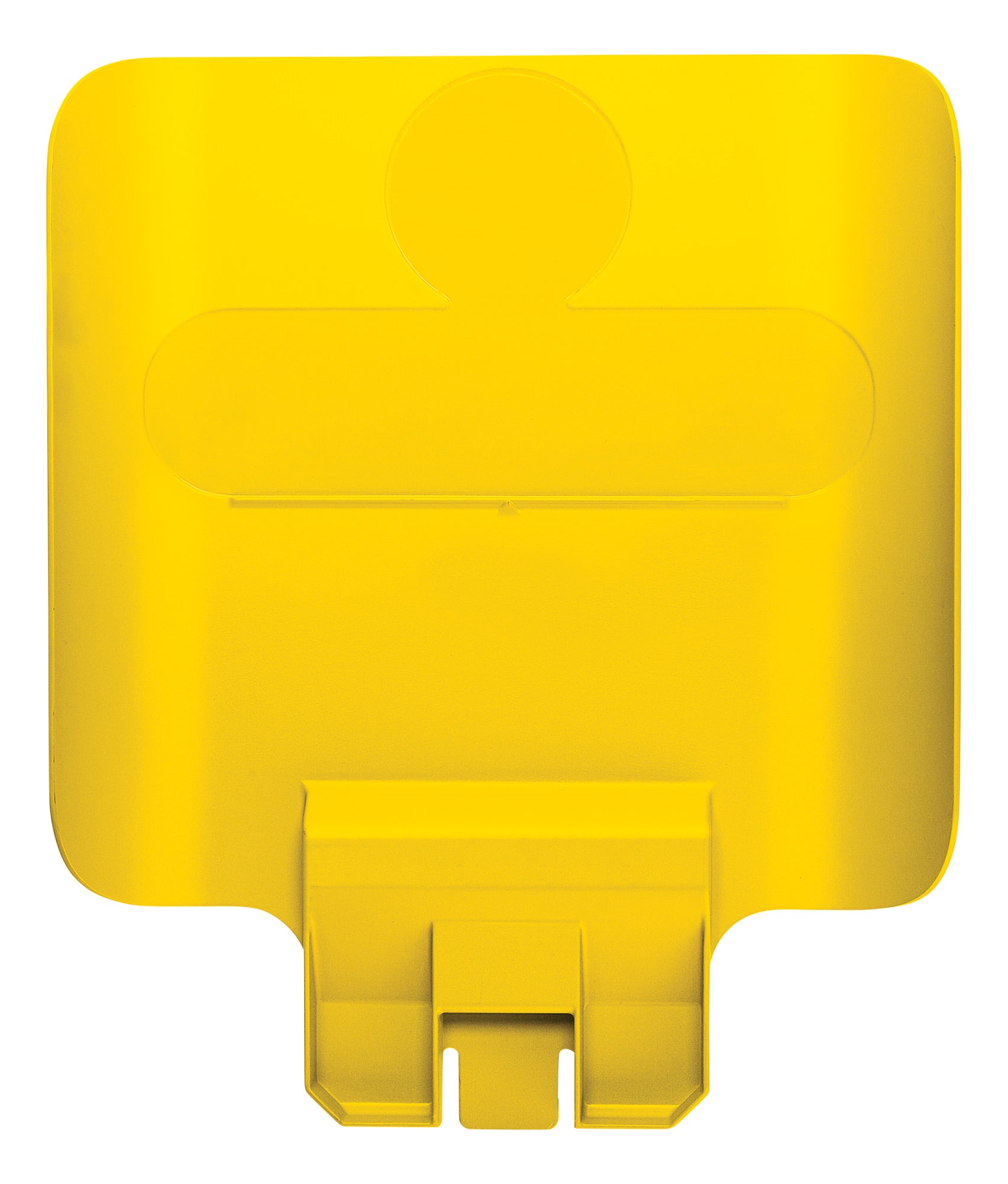 Rubbermaid Slim Jim RS communicatiepaneel geel, voor label en kleurcodering