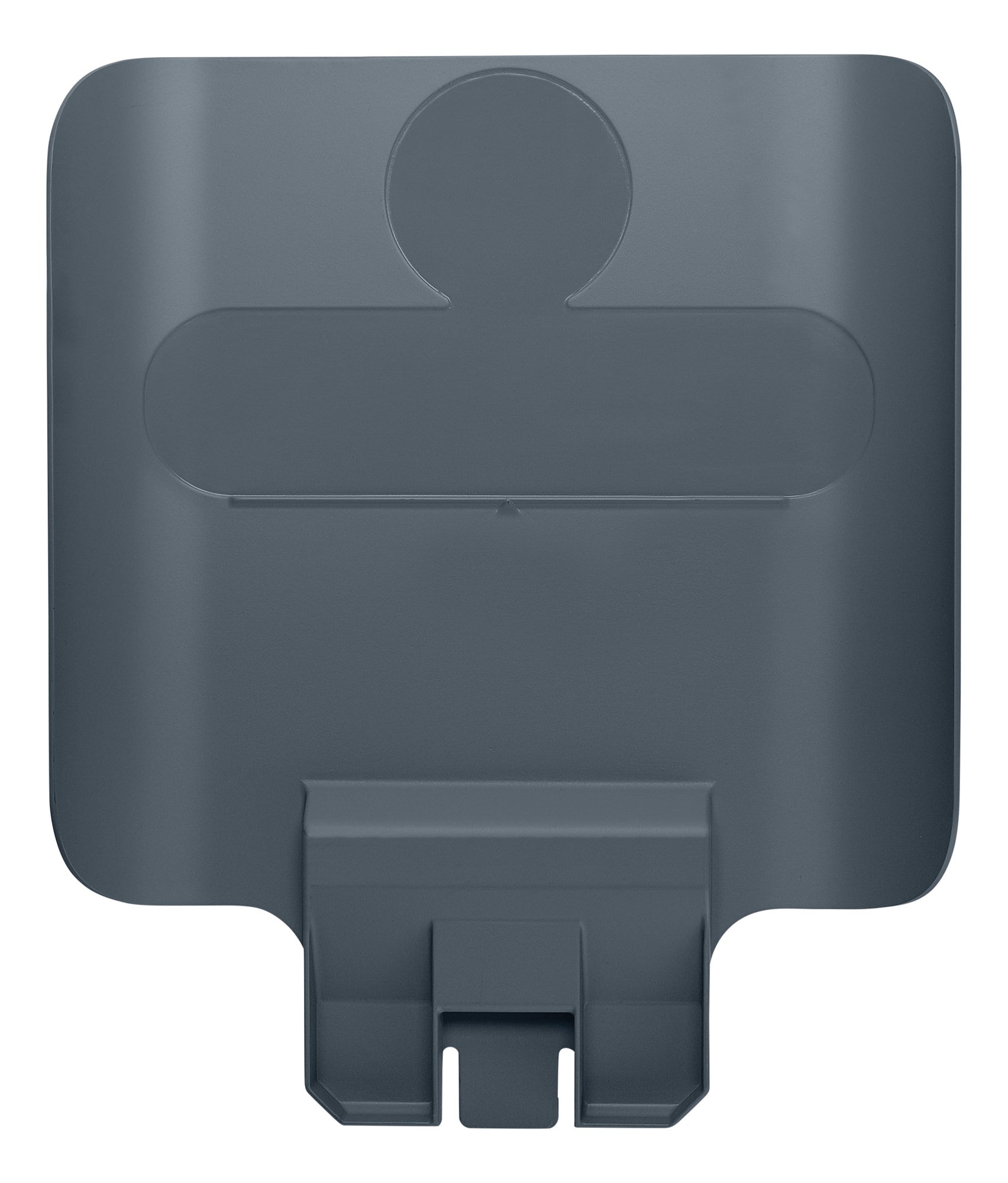 Rubbermaid Slim Jim RS Grijs Communicatiepaneel