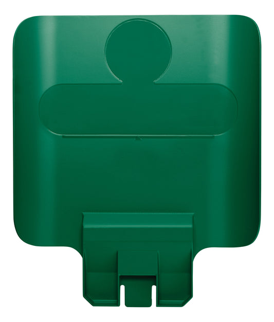 Rubbermaid Slim Jim RS Groen Communicatiepaneel
