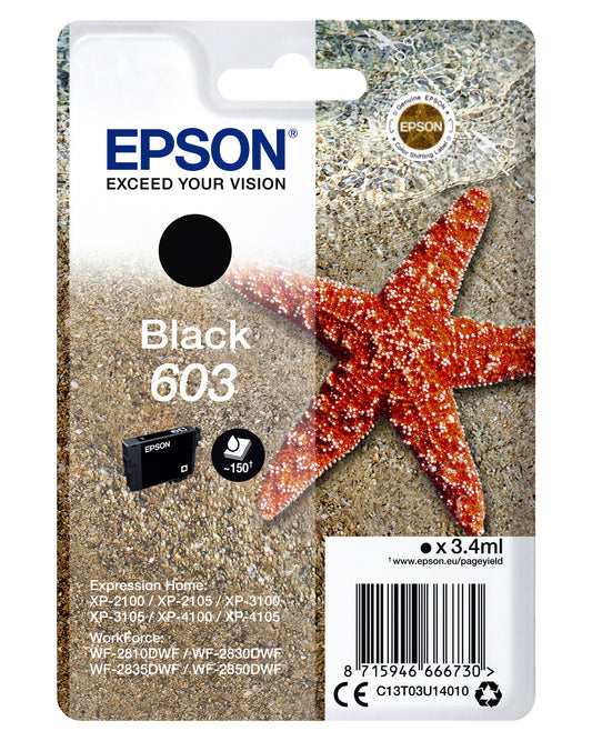 Epson 603 Serie Inktcartridge Zwart