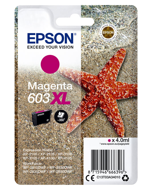 Epson 603XL T03A3 Rood Inktcartridge - Hoge Capaciteit