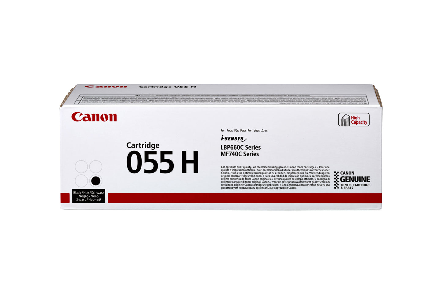 Canon 055H Zwart Tonercartridge - Origineel, 7.600 pagina's