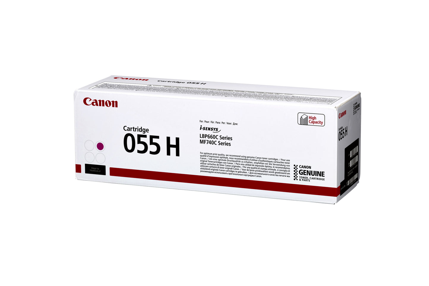 Canon 055H Rood Tonercartridge - Origineel, 5.900 pagina's