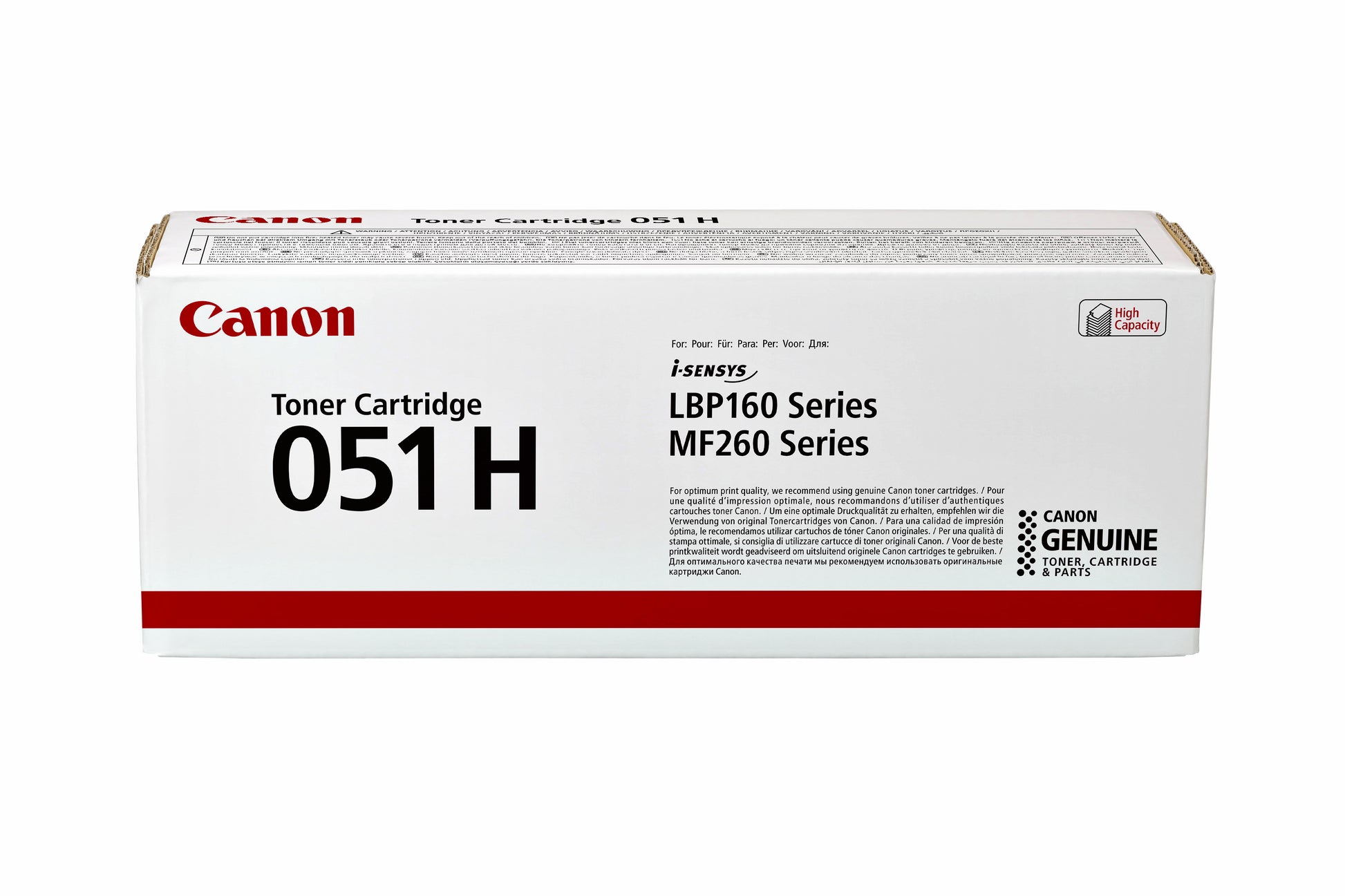 Canon 051H Zwart Tonercartridge (High Capacity)