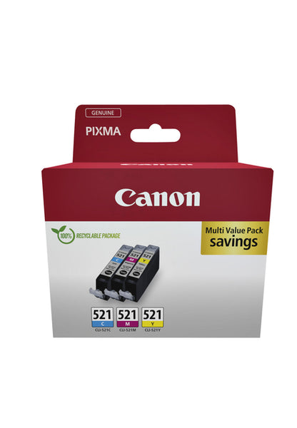 Canon CLI-521 3-Kleuren Inktcartridge