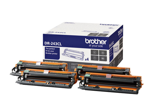 Brother DR-243CL Zwart + 3 Kleuren Drum Set