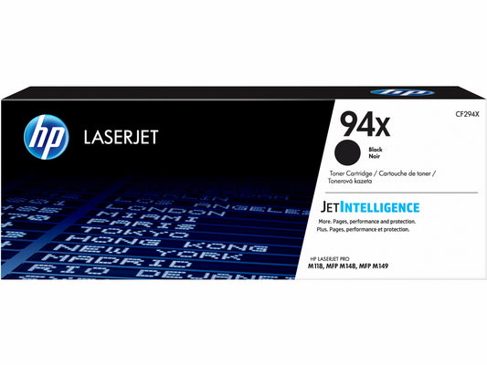 HP CF294X 94X Zwart Tonercartridge, 2.800 pagina's