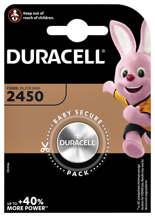 Duracell CR2450 lithium knoopcelbatterij