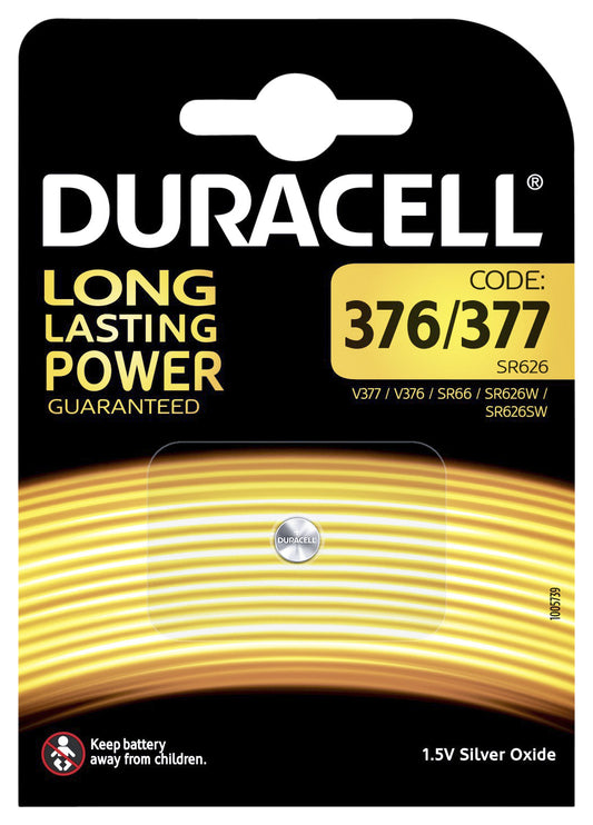 Duracell SR66 (377) zilveroxide knoopcelbatterij