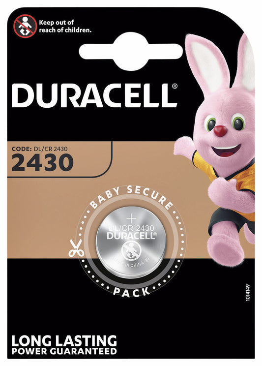 Duracell CR2430 lithium knoopcelbatterij