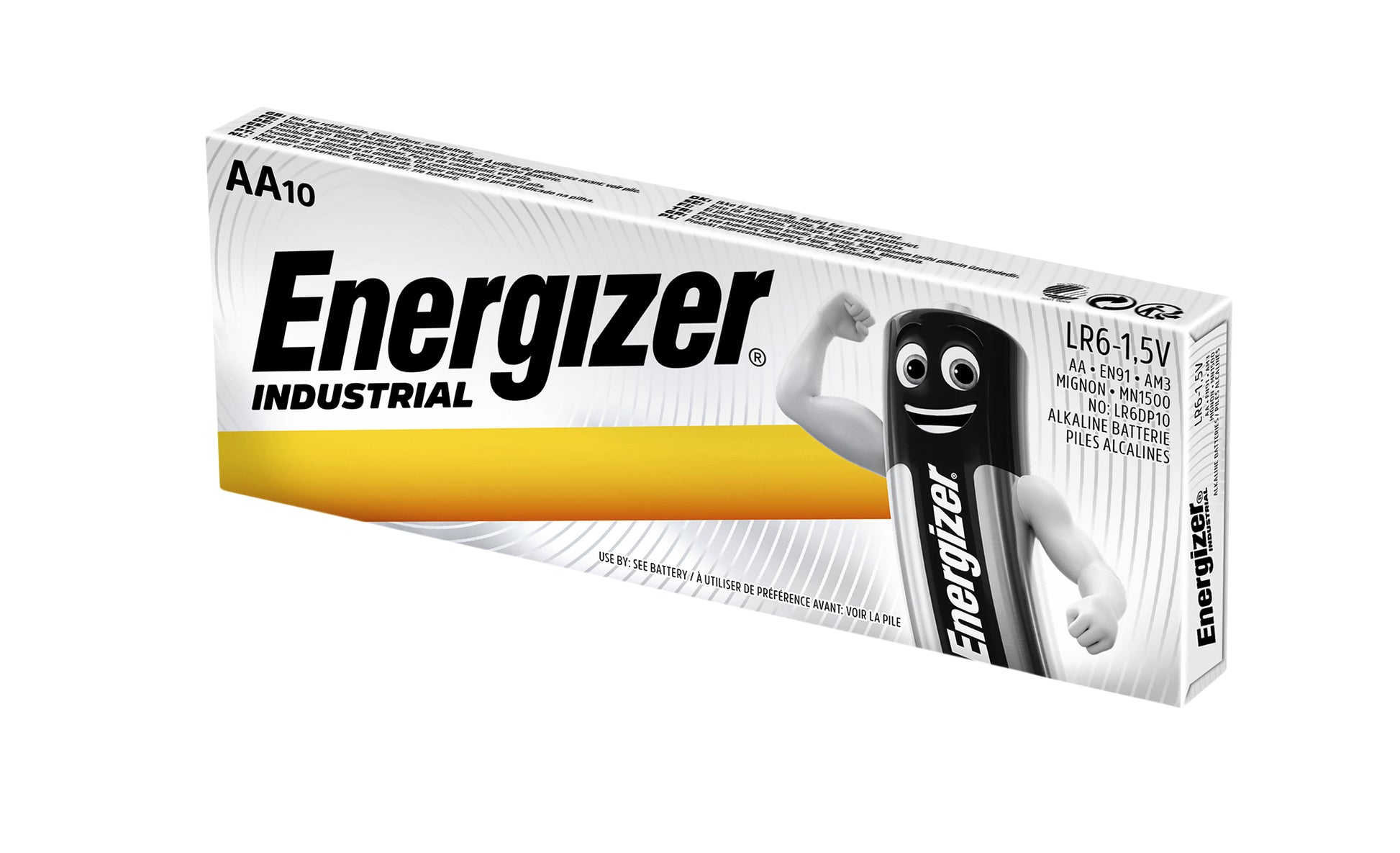Energizer Industrial AA Alkaline Batterijen 12 Stuks
