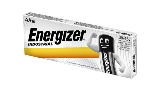 Energizer Industrial AA Alkaline Batterijen 12 Stuks
