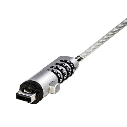 Notebook Beveiligingskabel met Cijferslot en USB-verbinding - 2