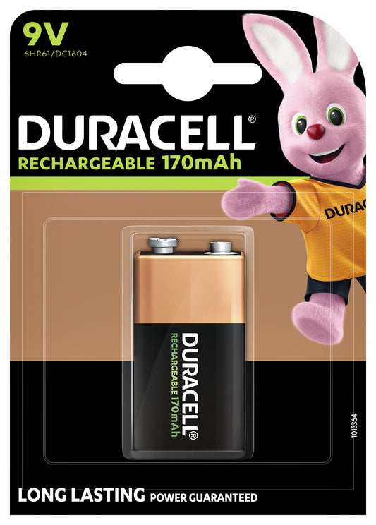 Duracell 9V HR9V oplaadbare batterij