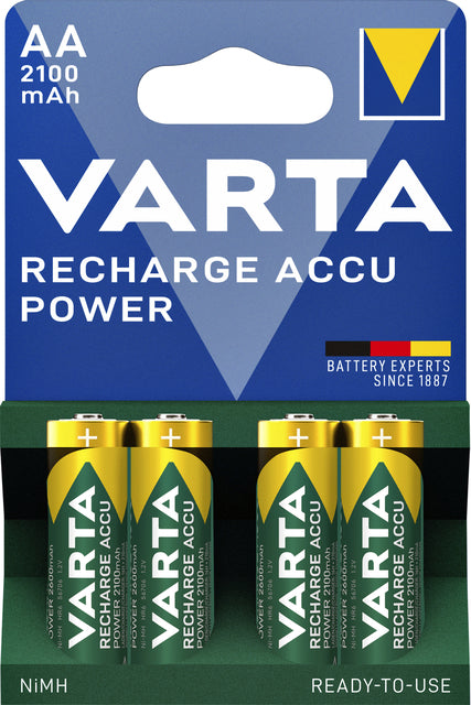 Varta ReadyToUse AA oplaadbare batterij 2100mAh