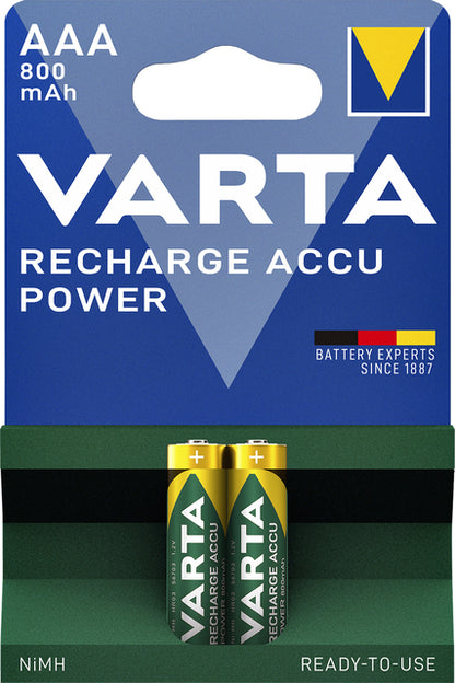 Varta ReadyToUse AAA oplaadbare batterij 800mAh